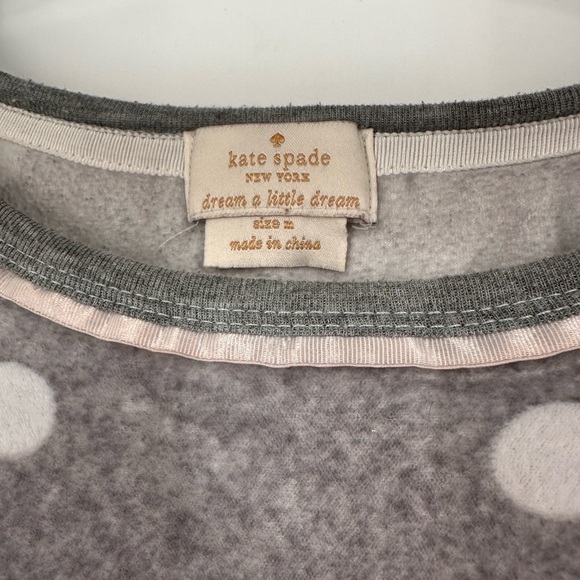 Kate Spade Super Soft Fleece Night Tunic with Pockets - Picture 2 of 5